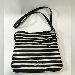 Kate Spade Nylon Striped Shoulder Bag